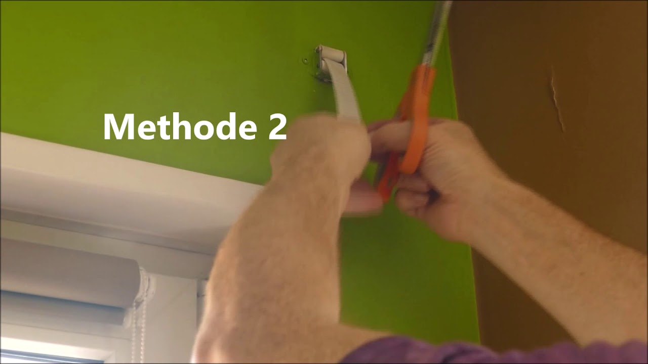 Rollladengurt wechseln, 2 Methoden, EINFACH ohne Kasten zu &ouml;ffnen