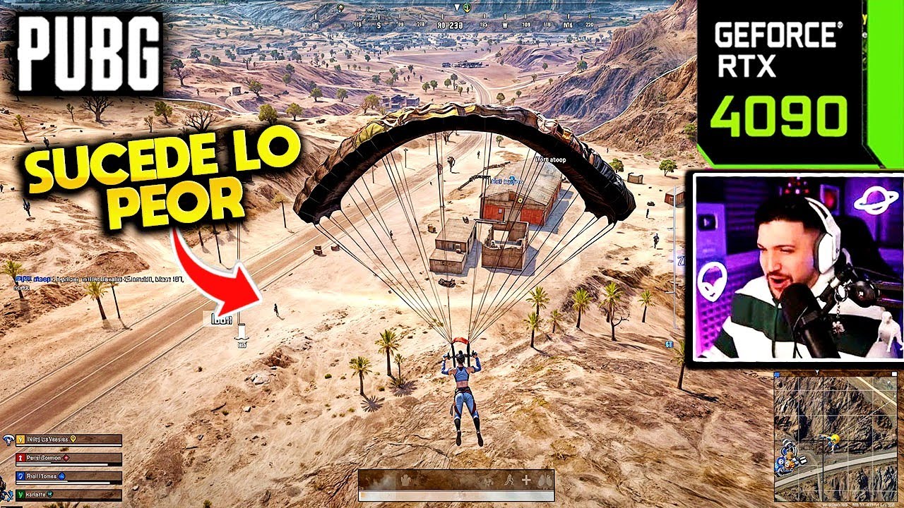 PUBG : Mapa MIRAMAR pero SUCEDE LO PEOR 😥 RTX 4090 24gb ( GRAFICOS EN ULTRA y AL MAXIMO ) - LuPower