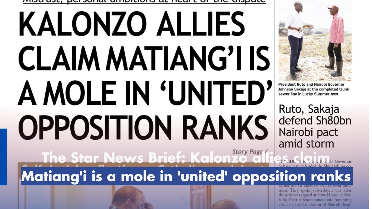 Kalonzo allies claim Matiang'i is a mole in 'united' opposition ranks