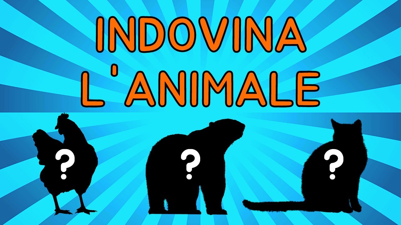 🐾 Indovina l'Animale dalla Sagoma 🐾