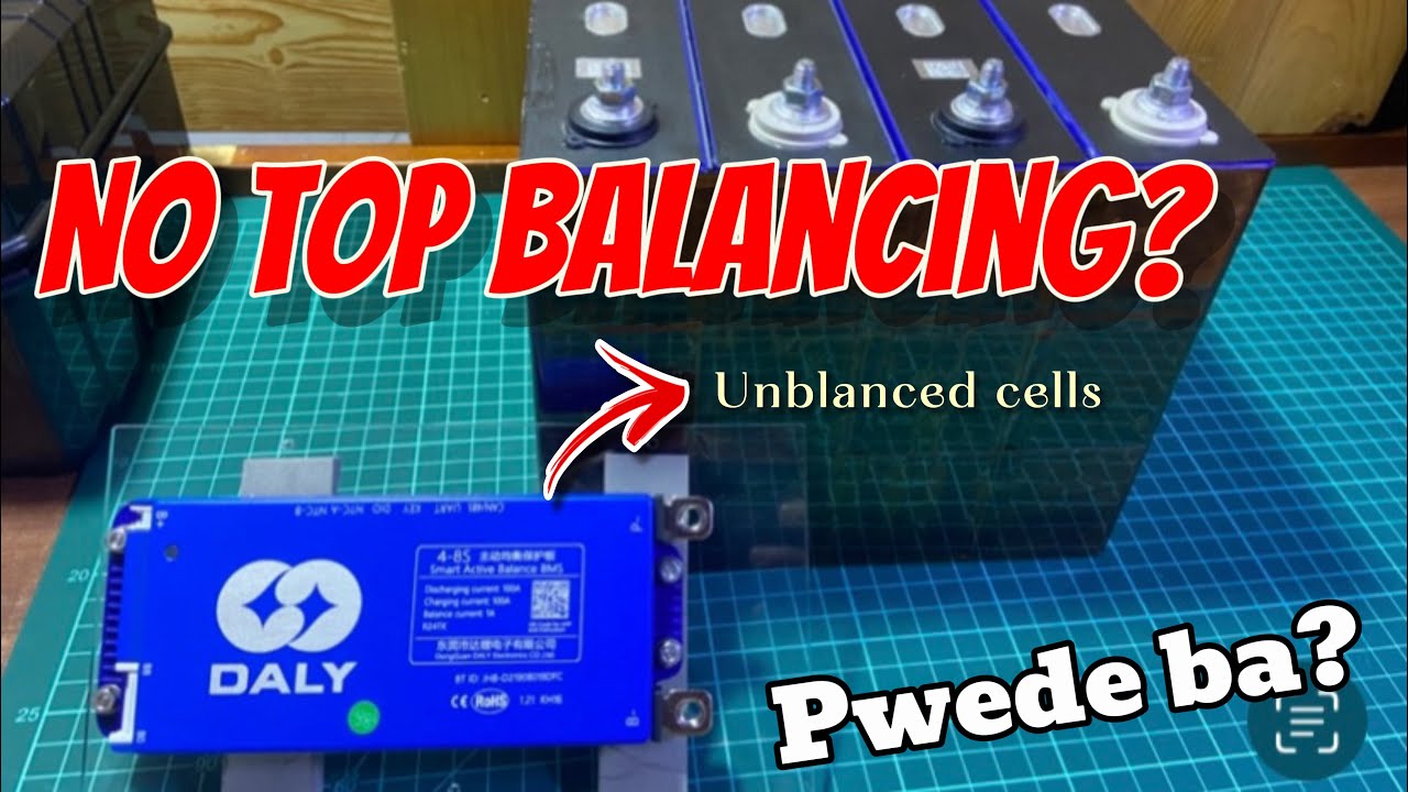 DALY BMS WITH SMART ACTIVE BALANCER || lifepo4 battery build part 1