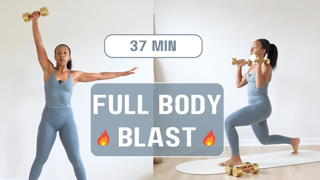 37 минут полной прокачки тела (сложно! 🔥)
