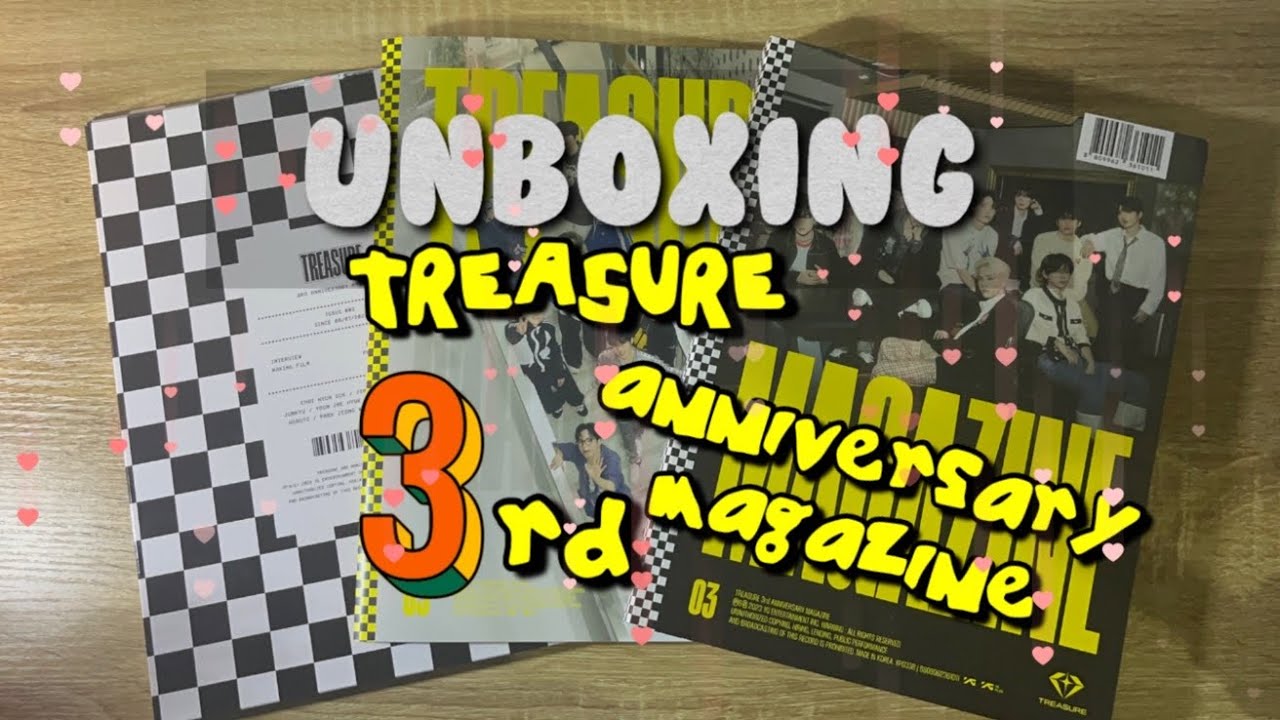 {UNBOXING} TREASURE 3rd Anniversary Magazine ++ yg select pob