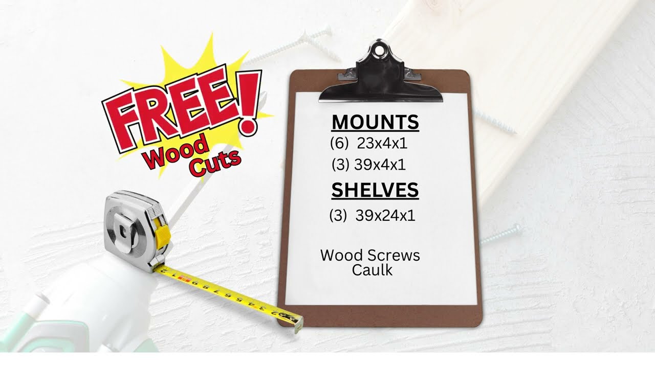 No saw needed for these closet shelves  #youtube