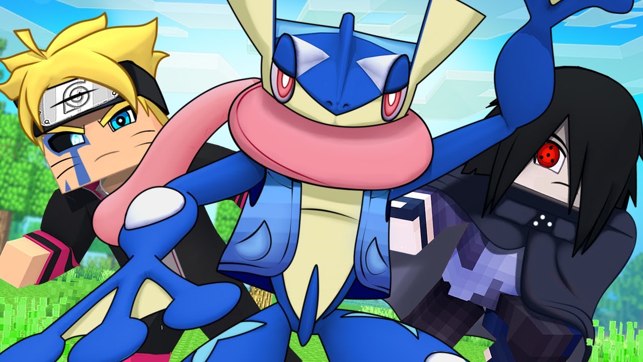 GRENINJA no MUNDO de NARUTO no MINECRAFT