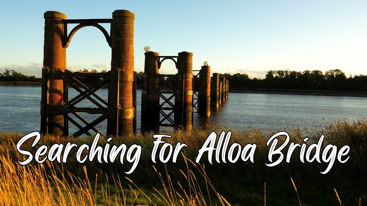 A walk along the Forth to find abandoned Alloa Railway Swing Bridge, near Alloa, Clackmannanshire.