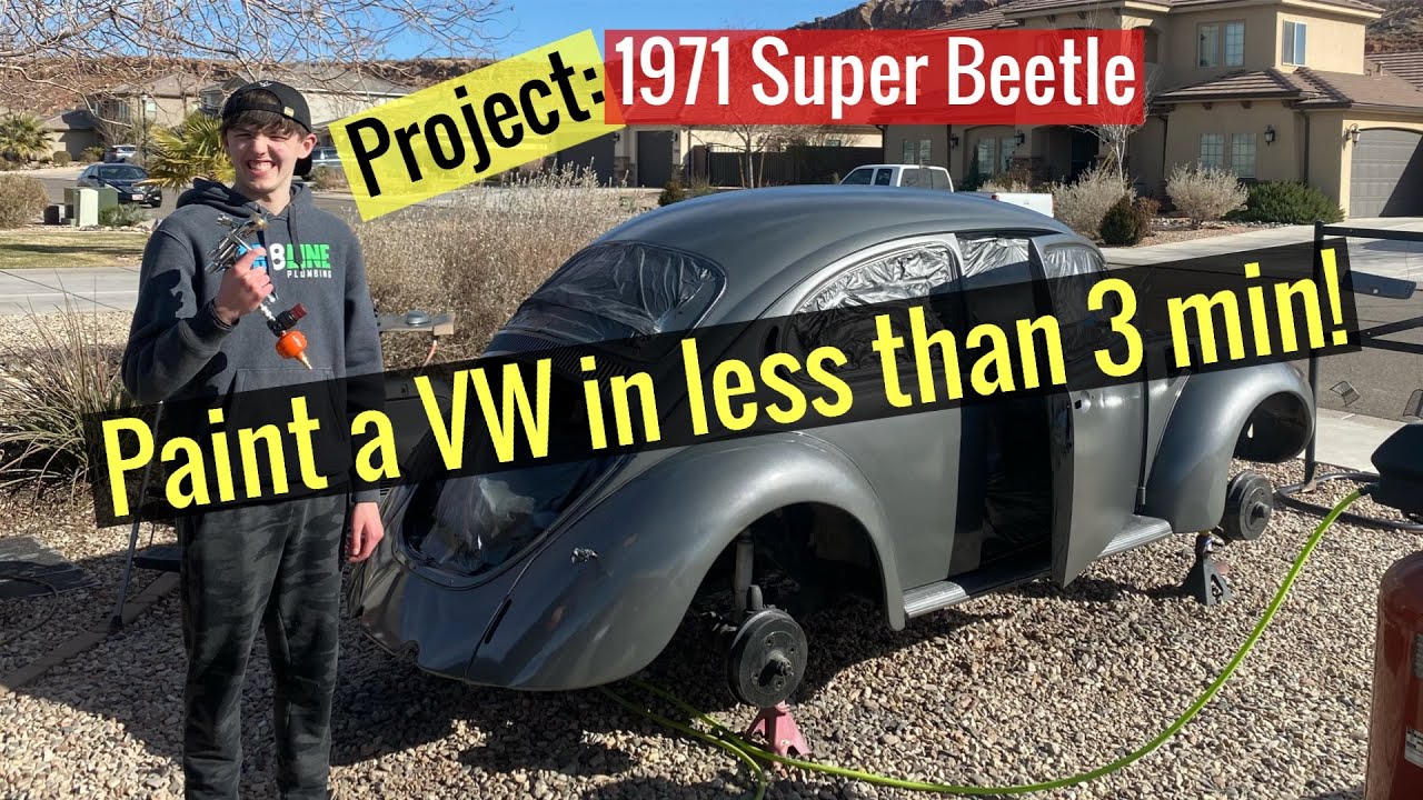 Paint a VW in less than 3 Min!