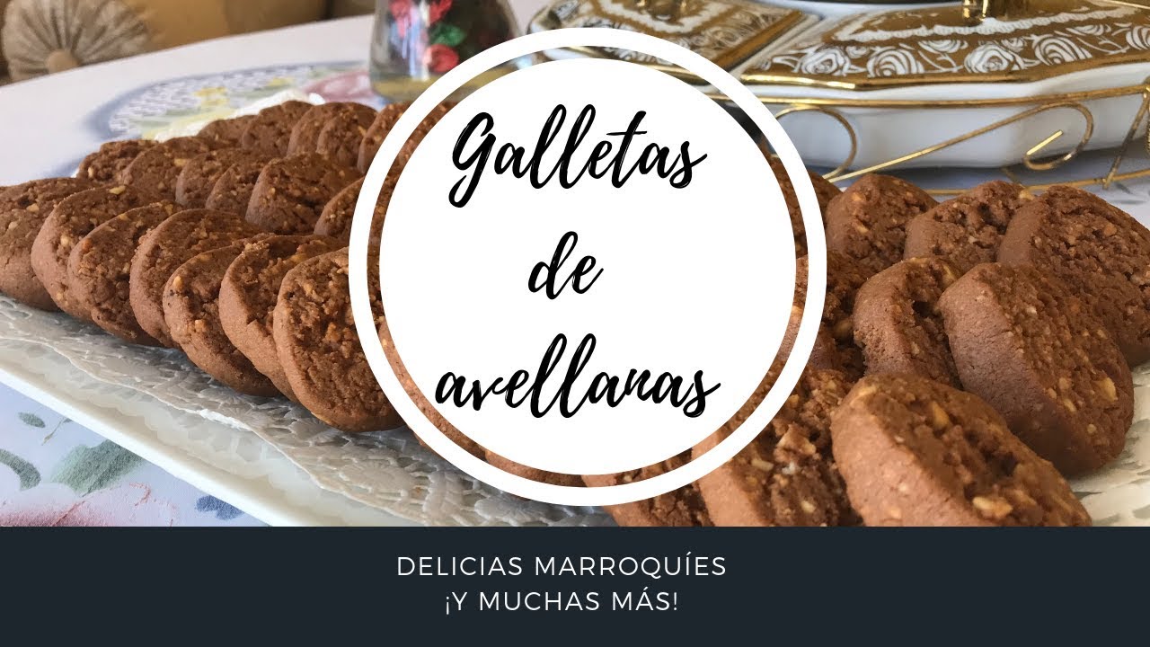 RECETA DE GALLETAS DE AVELLANAS | Muy fácil y rica!