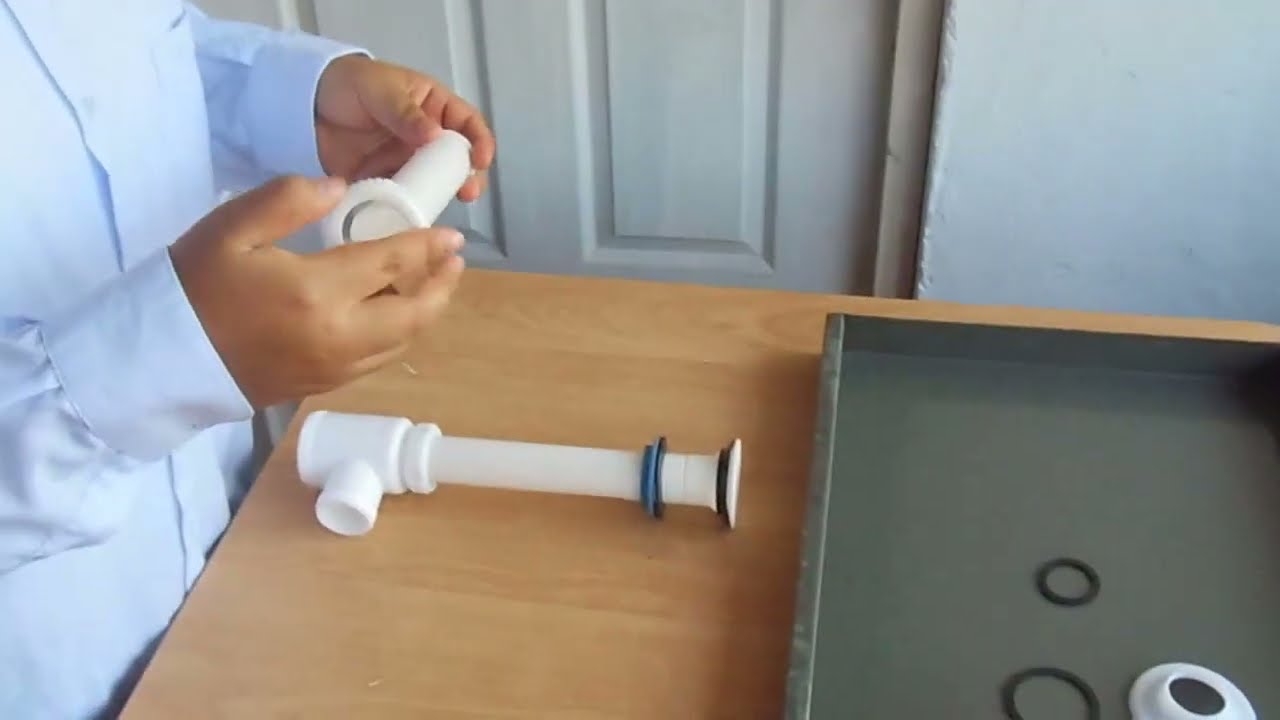 Proceso de Armado Actual - Trampa Botella para lavatorio