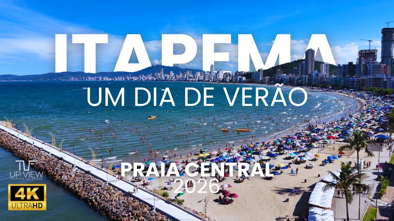 Itapema SC Drone 4K | Praia Central, Morretes e Canto da Praia - Dia, Pôr do Sol e Noite