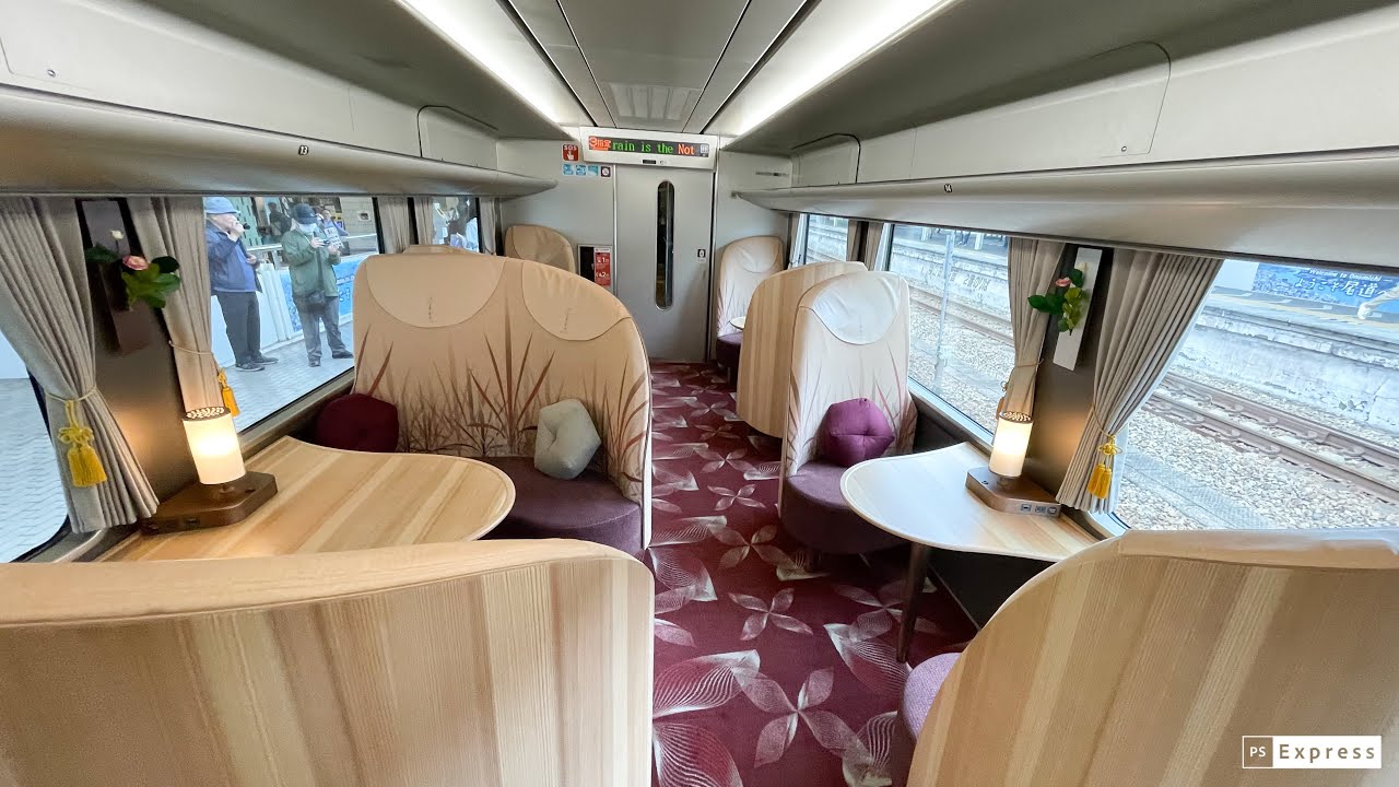 【観光列車  はなあかり】豪華な車内を徹底探検!!  大阪→尾道  実際乗ってみた!!