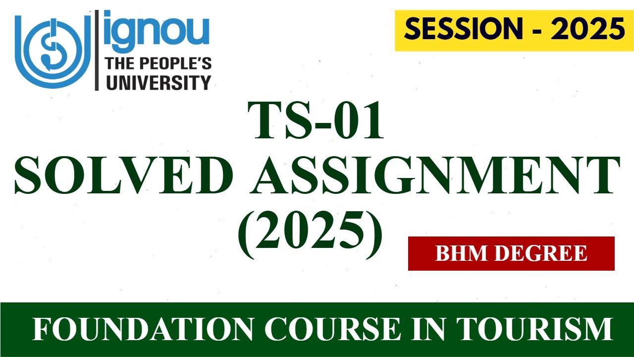 TS-01 SOLVED ASSIGNMENT 2025 SESSION II BHM COURSE ASSIGNMENT