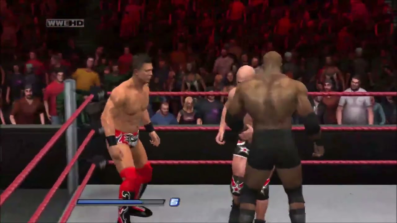 Kurt Angle vs The Miz vs Bobby Lashley United States Championship Smackdown oynadım