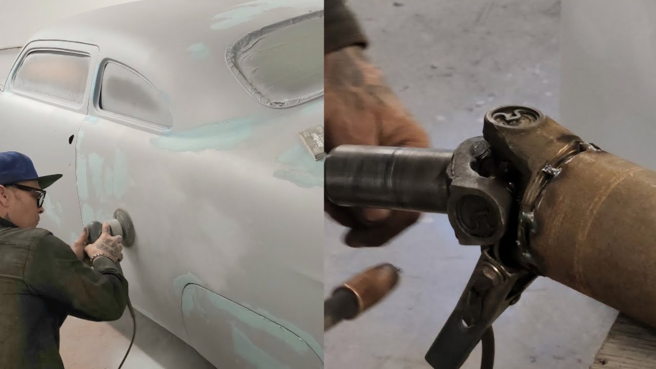 Paint prep ➕ Making a driveshaft (every hotrodder should watch this) 👏