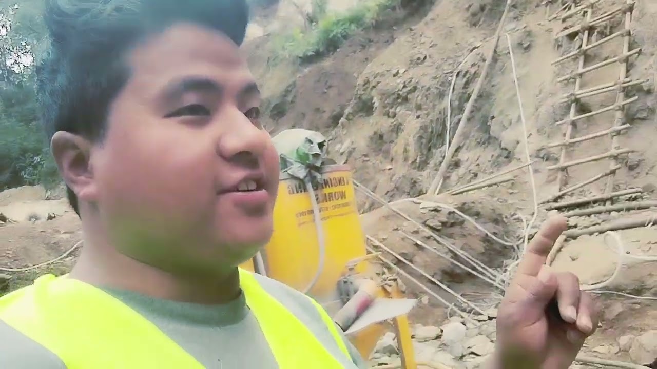 Mini vlg##tour with on going hydro power project at resing village😉😉