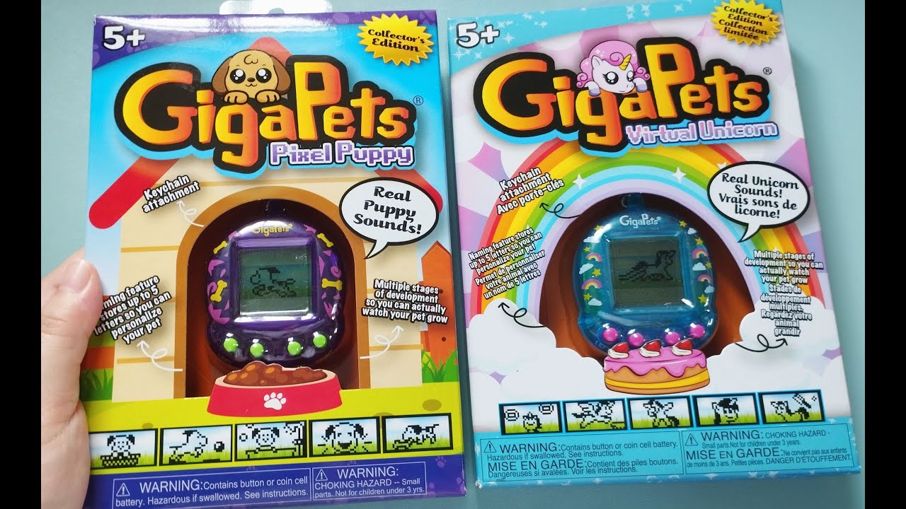GigaPets Unboxing - Pixel Puppy and Virtual Unicorn