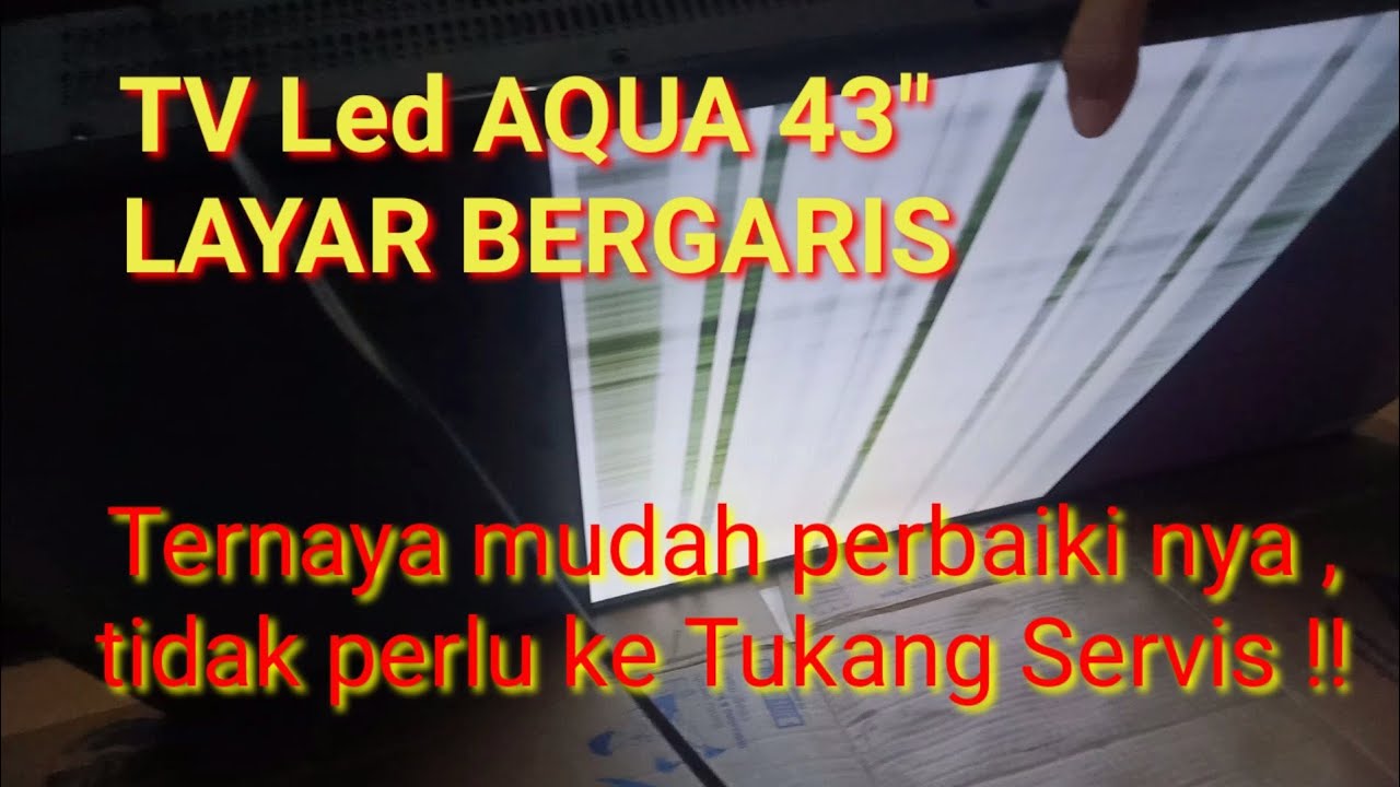 TV LED AQUA 43 INCH LAYAR BERGARIS