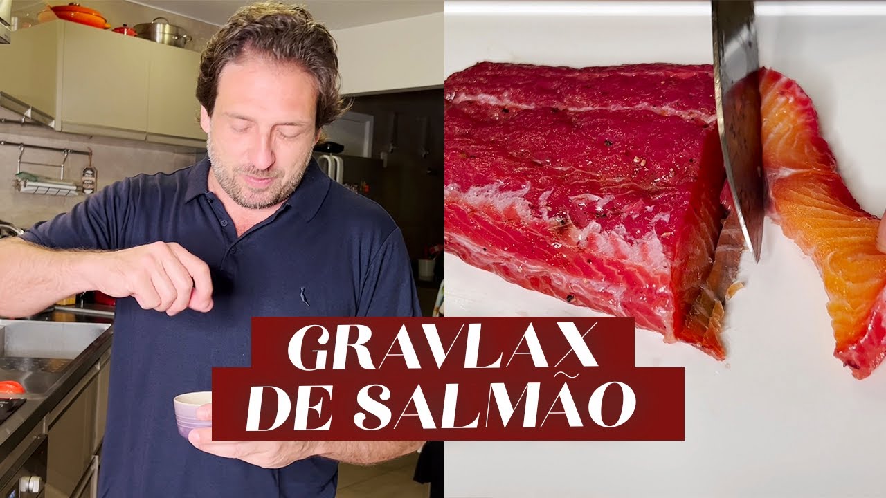 APRENDA A FAZER GRAVLAX DE SALMÃO COM BETERRABA | CANAL AGRIDOCE