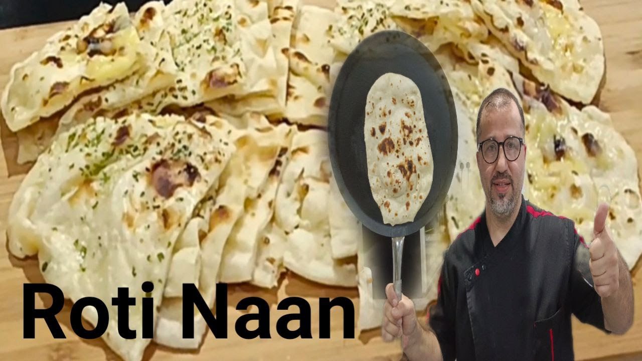 Roti Naan Resep Rumahan Lengkap. Plain Naan, Cheese Naan and Garlic Naan. No Oven, No Tandoor.