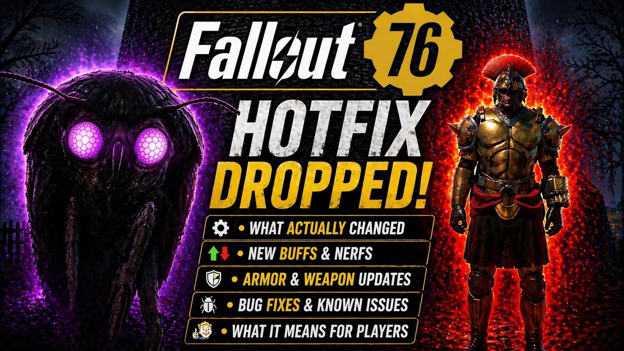 Разбор хотфикса для Fallout 76&hellip; Что именно изменилось (и почему это кажется странным)
