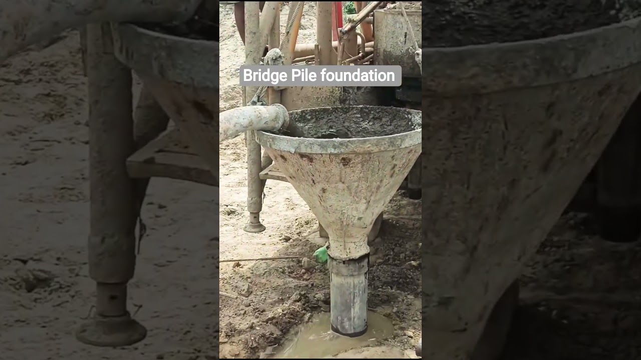 bridge pile foundation work