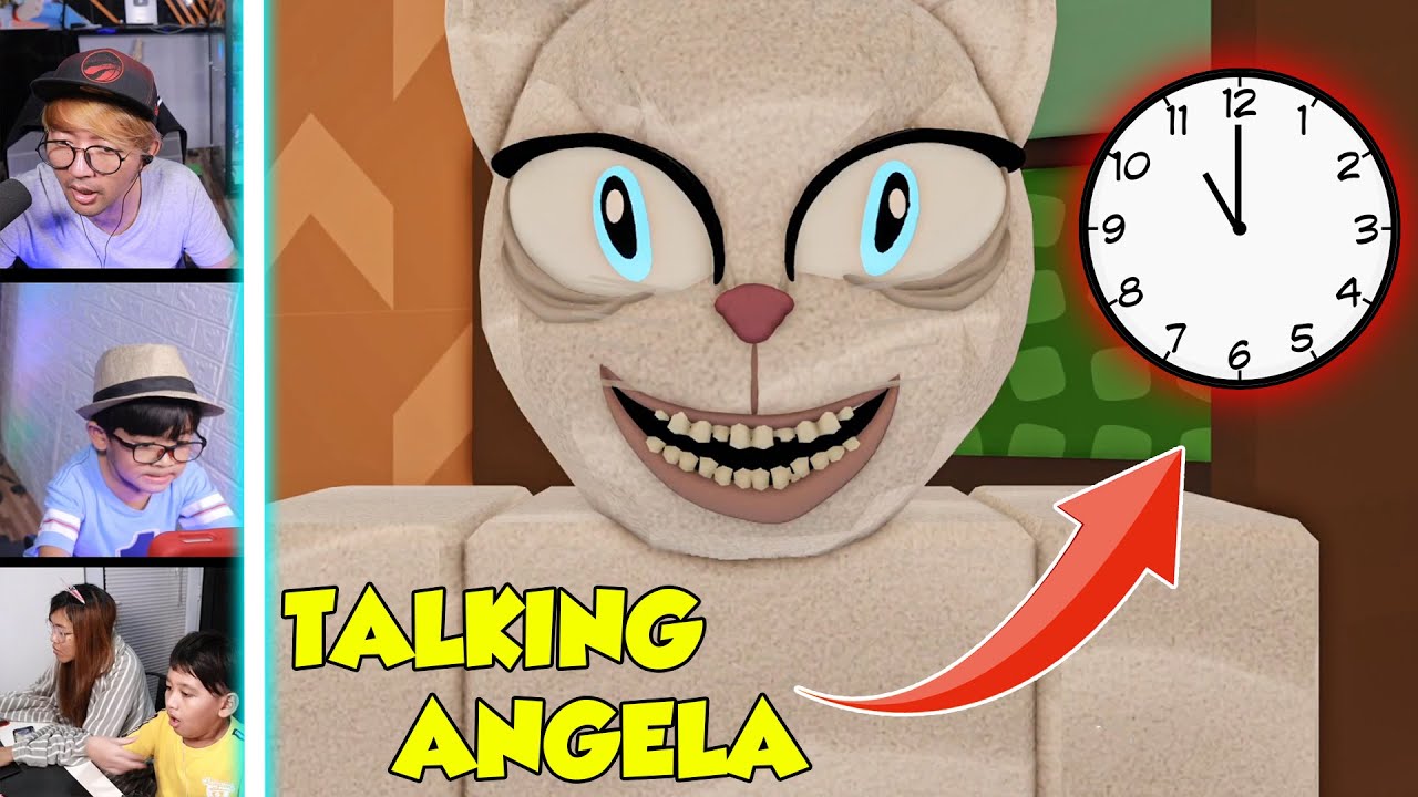 BANG CUPU MAIN TALKING ANGELA JAM 11 MALAM DI ROBLOX‼️ TERNYATA INI YANG TERJADI 😱😱
