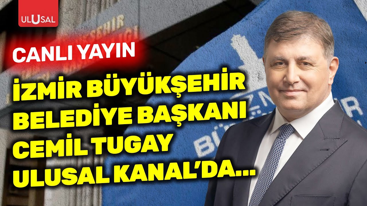 Gazeteciler soruyor İzmir Büyükşehir Belediye Başkanı Cemil Tugay Ulusal Kanal'da yanıtlıyor #CANLI