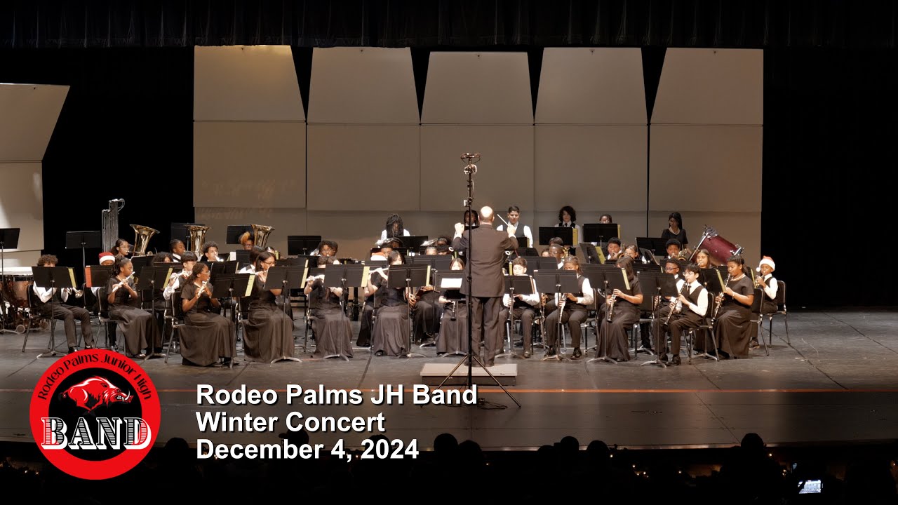 Rodeo Palms JH Band | Winter Concert | December 4, 2024