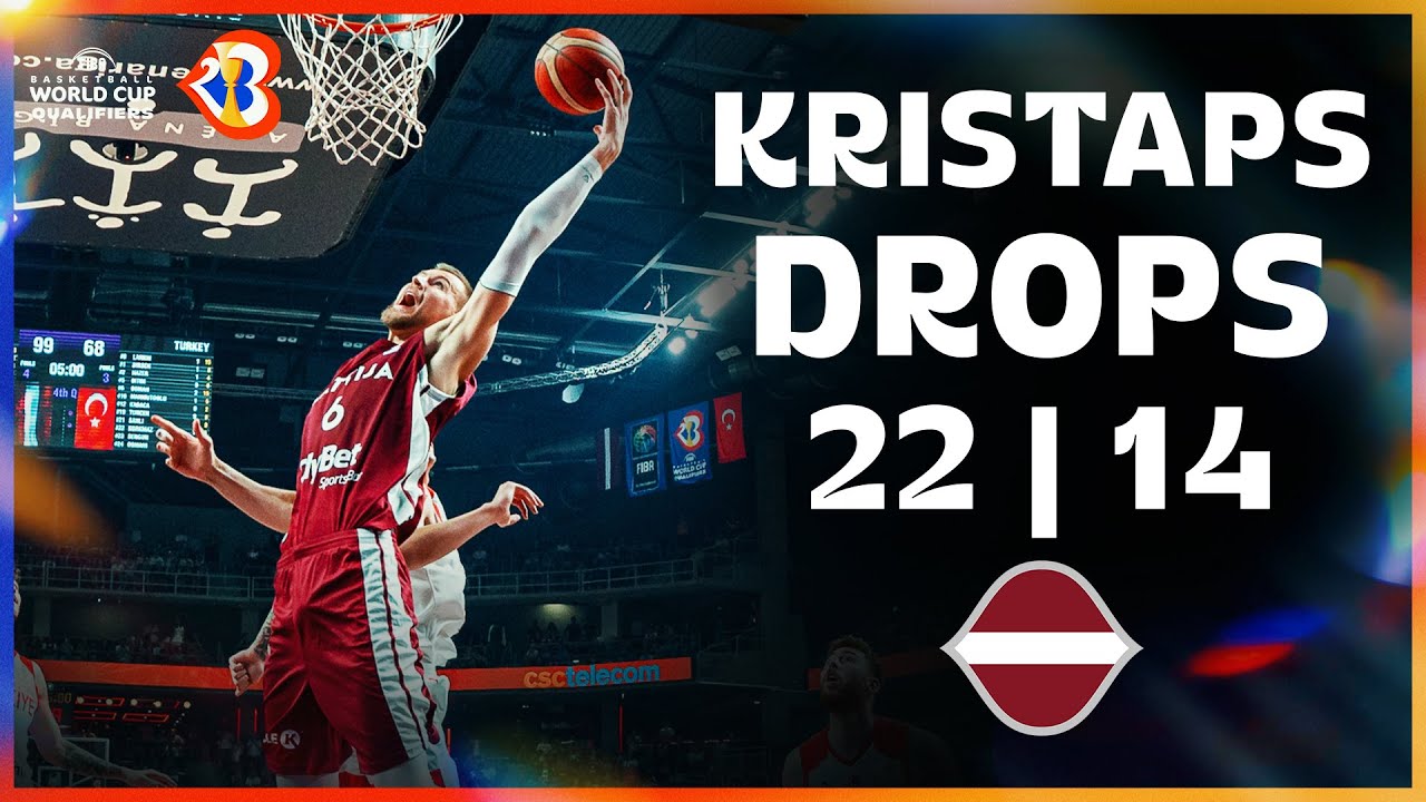 Kristaps PORZINGIS 🇱🇻 | 22 PTS | 14 REB | Full Highlights #FIBAWC 2023 Qualifiers