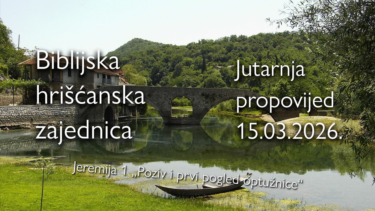 Jutarnja propovijed 15.03.2026.
