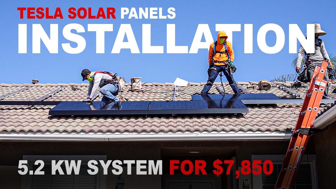 What is it like to get Tesla Solar Panels in 2022? Watch this full installation