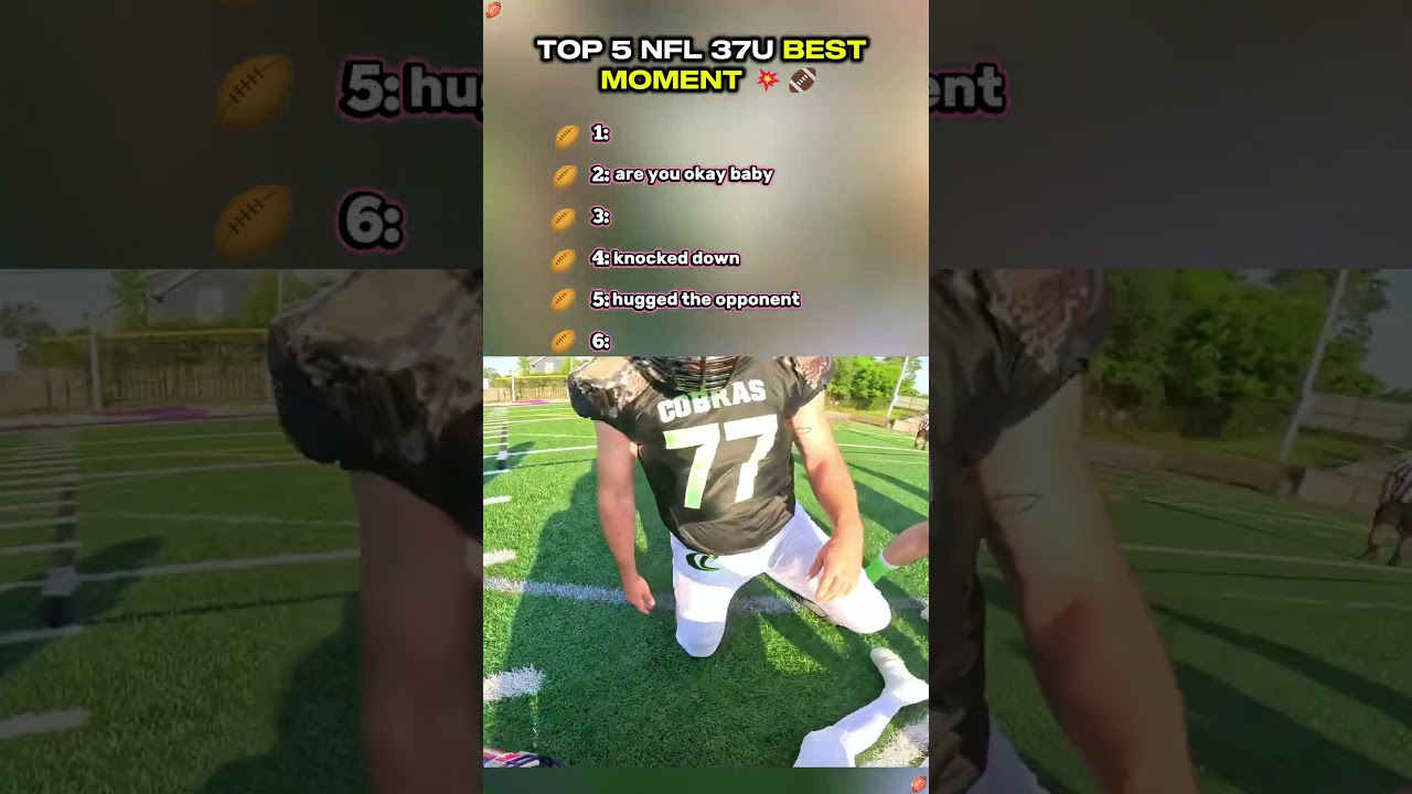 top 5 nfl football 37u moment #nfl #nflfootball #viral #viralvideo #football #shorts #moments