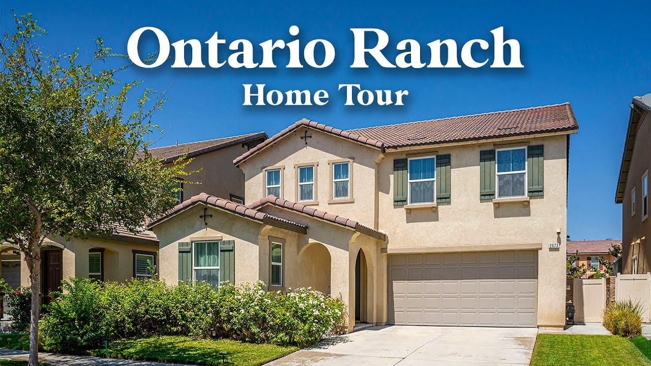 Tour a 2016 built Home in Ontario Ranch, CA