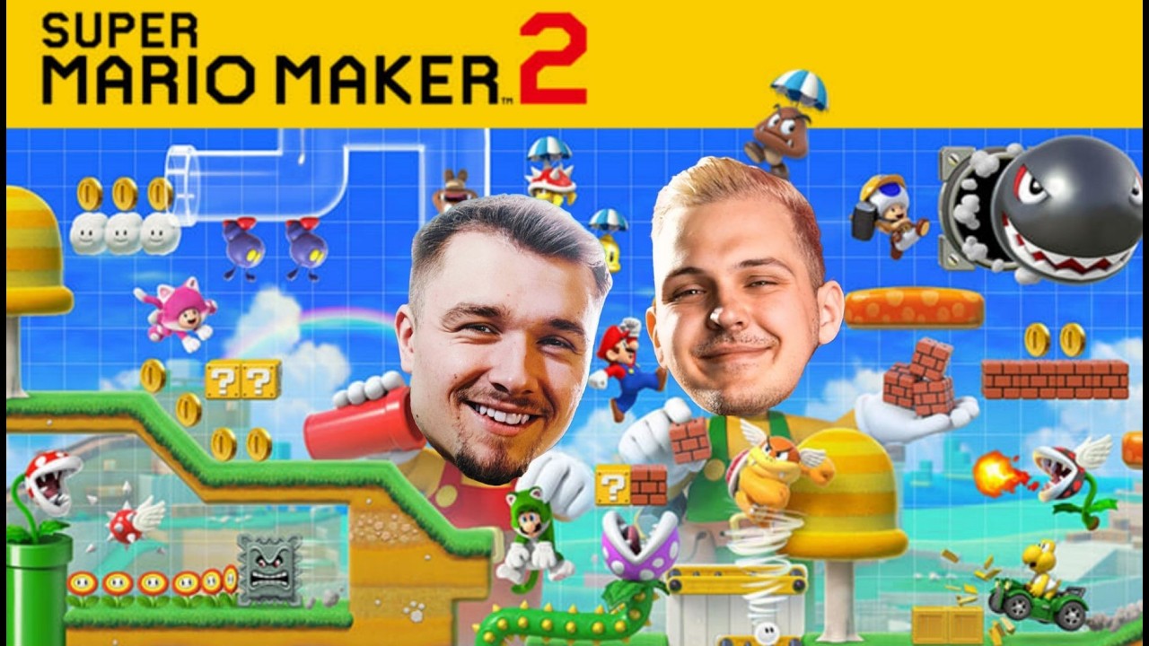 YouTuber spielen meine Mario Maker 2 Level @DävidMitÄ @Huebi @baLANDorSilber