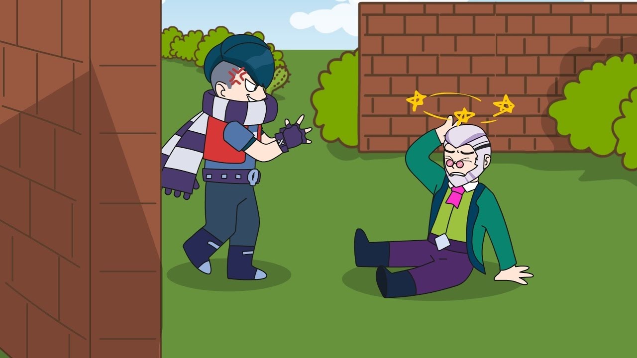 Анимация Brawl Stars: ЭДГАР против БАЙРОНА (Пародия)