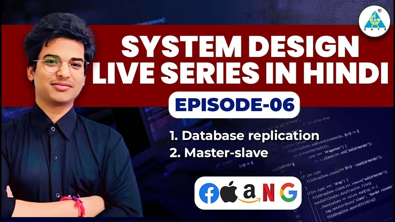 SYSTEM DESIGN || LIVE SERIES || Episode - 6 || Database Replication|| by Aman Sir #cse #systemdesign