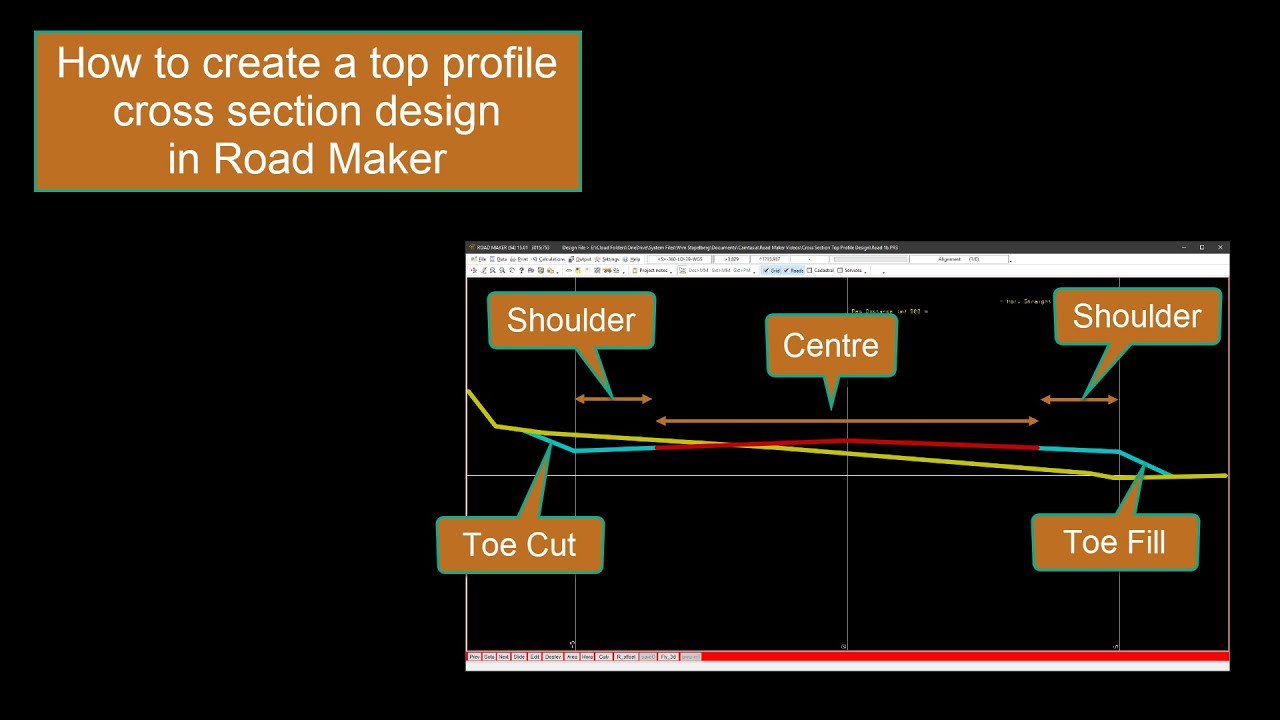 Cross Section Top Profile Design