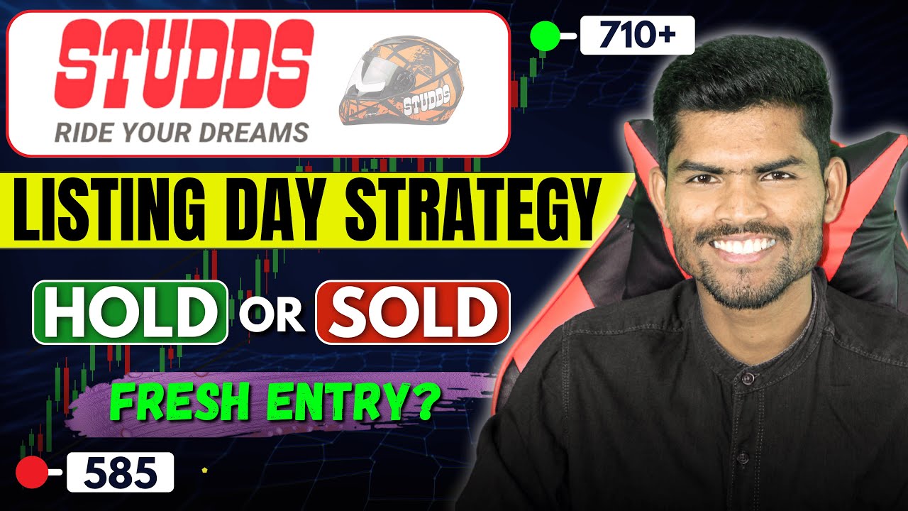 Studds Accessories IPO Listing Day Strategy 🔥| Hold or Sell? | Fresh Entry?