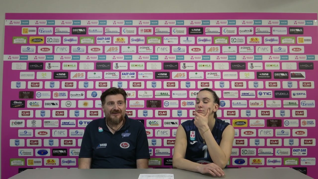 Conferenza stampa 🎤 GIANGROSSI e POZZONI (Marsala Volley)