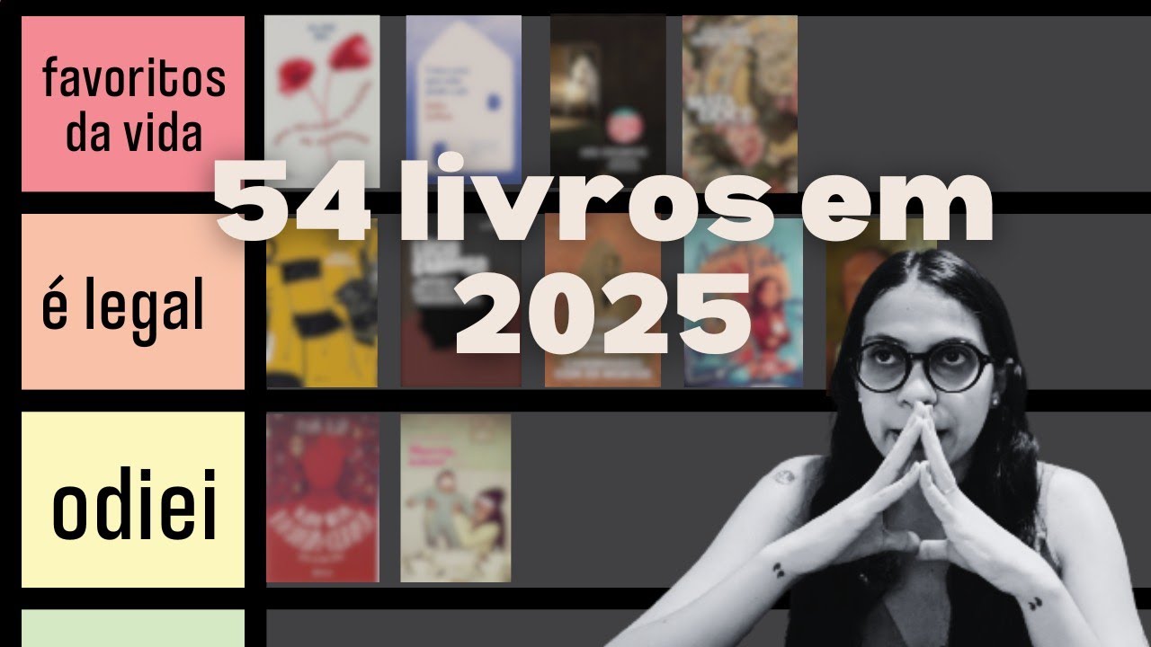 Minhas Leituras de 2025 Classificadas: Tier List Reveladora