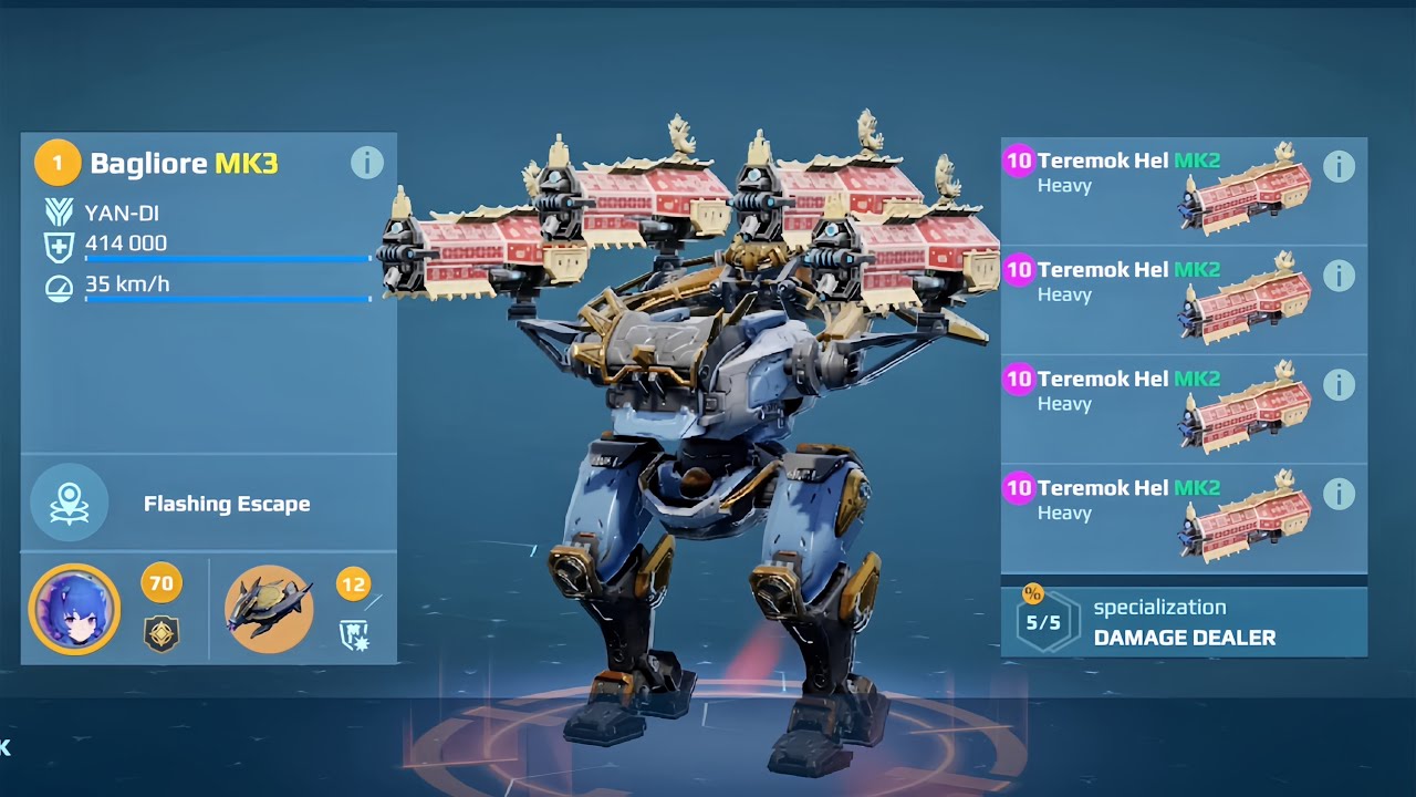 [WR] 17.4 Million Damage Bagliore Hel | War Robots Gameplay
