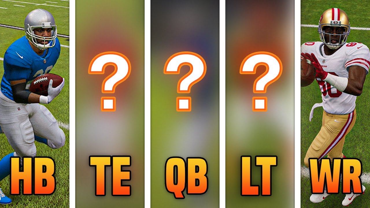 We used the GOAT of EVERY POSITION on Offense in Madden 22!