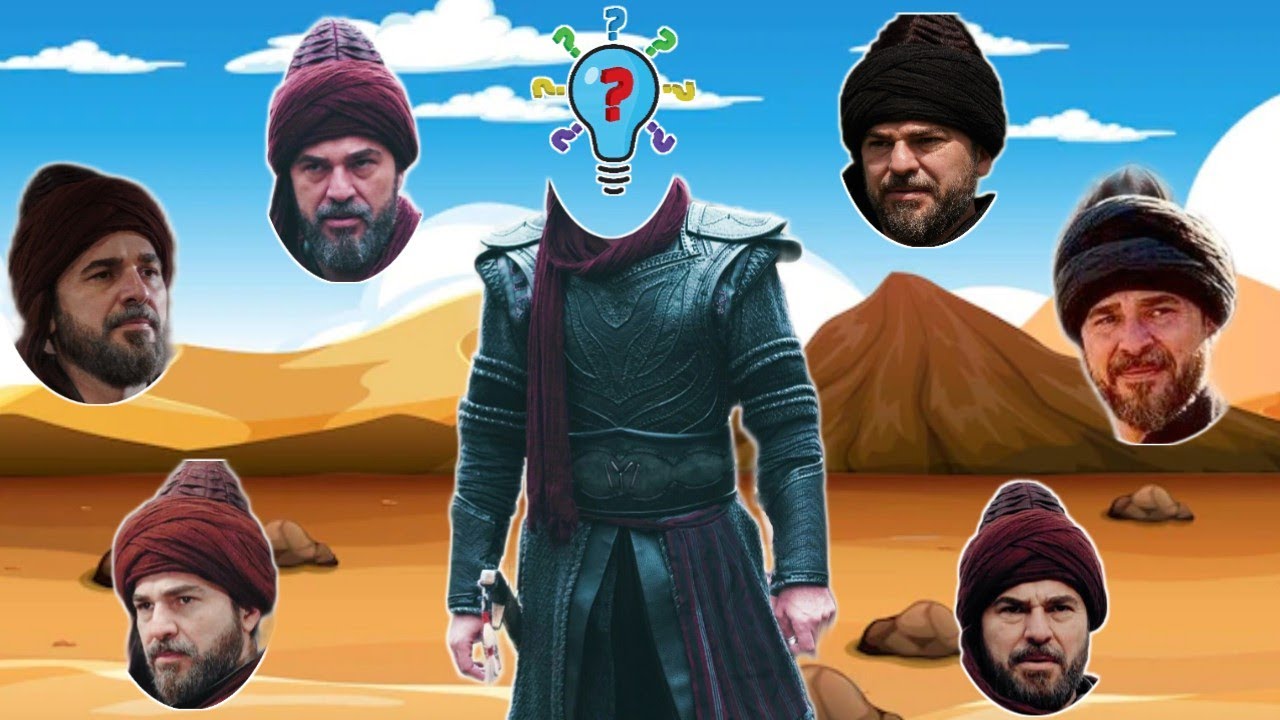 Ertugrul Ghazi actor @Engin_altan wrong heads puzzle game || by Actor Actress puzzle