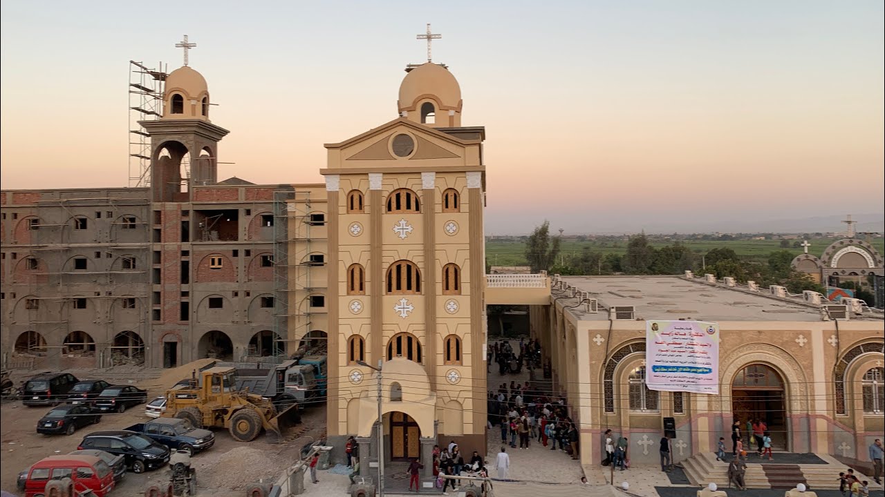 احتفالات دير مارجرجس ظهور مارجرجس بالرزيقات علي شكل حمام Celebration St George Balersiqat Monastery