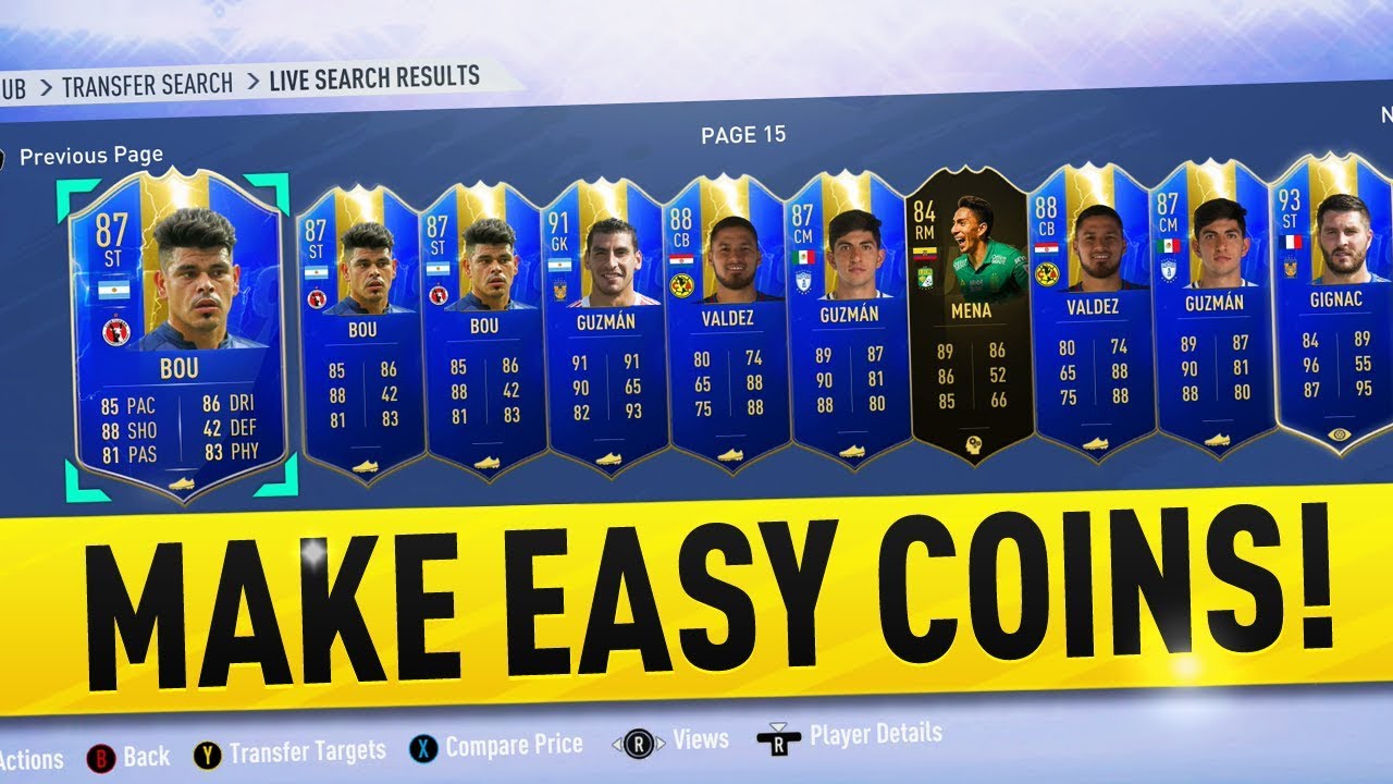 HOW TO MAKE EASY COINS WITH TOTS CARDS! FIFA 19 SNIPING TRADING TIPS