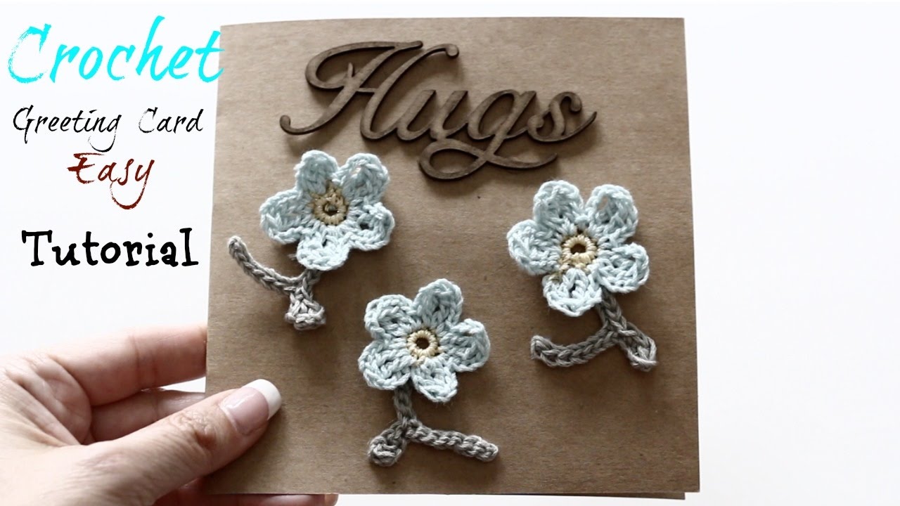 Mother's Day Crochet Greeting card