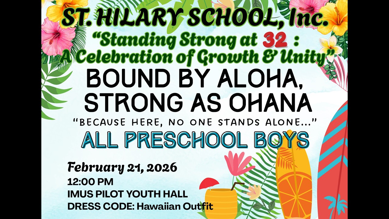 BOUND BY ALOHA, STRONG AS OHANA ALL PRESCHOOL BOYS TOCA TOCA