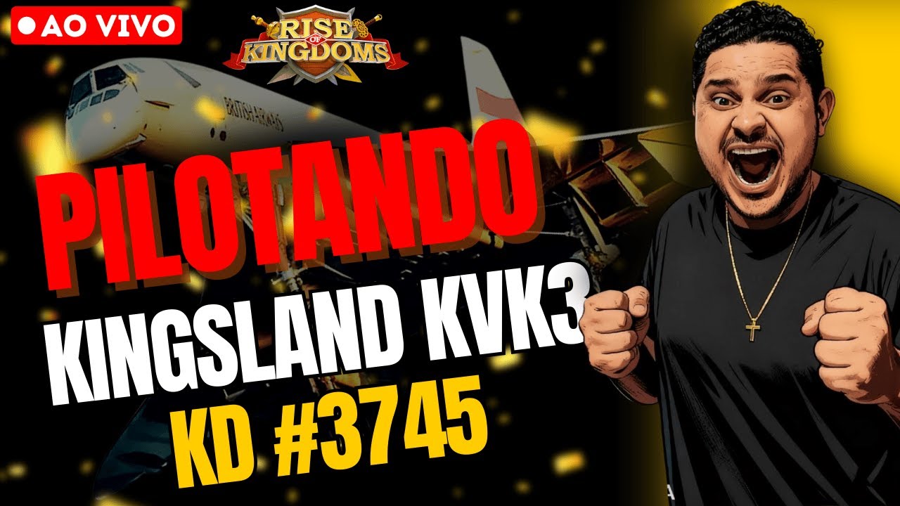 🟡LIVE | ABERTURA DA KINGSLAND | KD#3745 RISE OF KINGDOMS | MarquesRok
