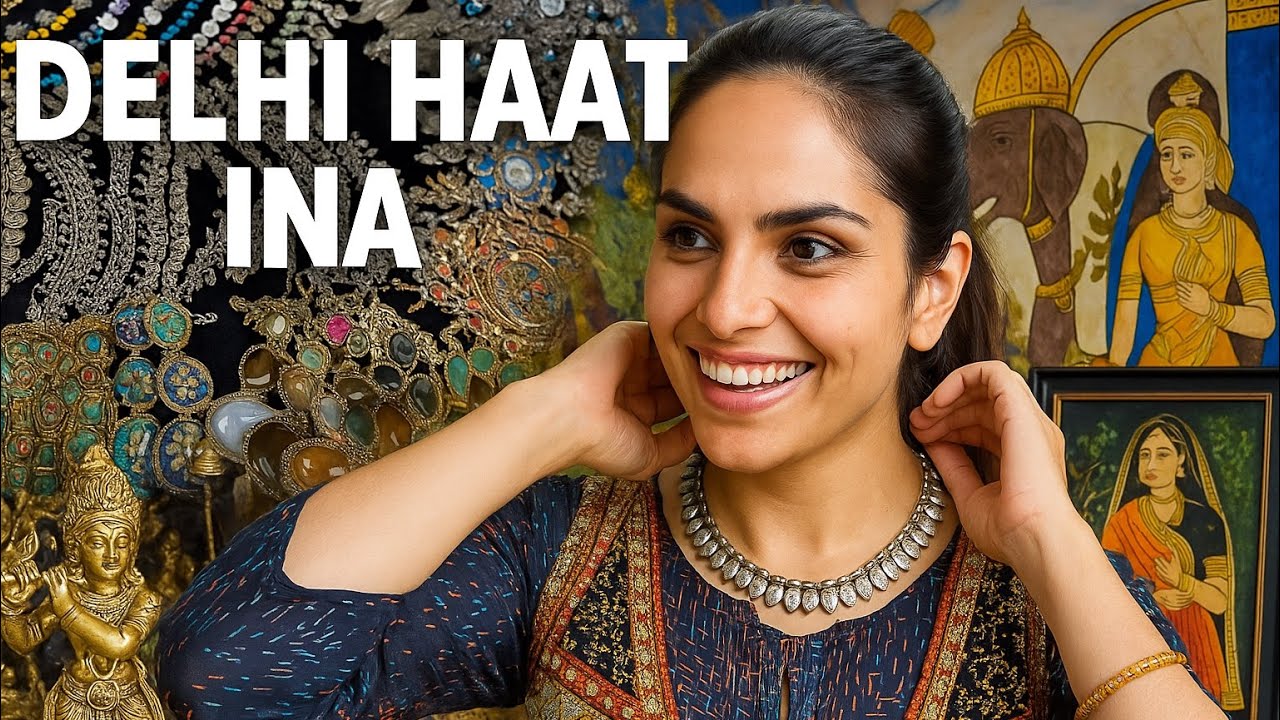 Delhi Haat INA Market Tour 🇮🇳 | Hidden Gems, Jewelry & Handicrafts!