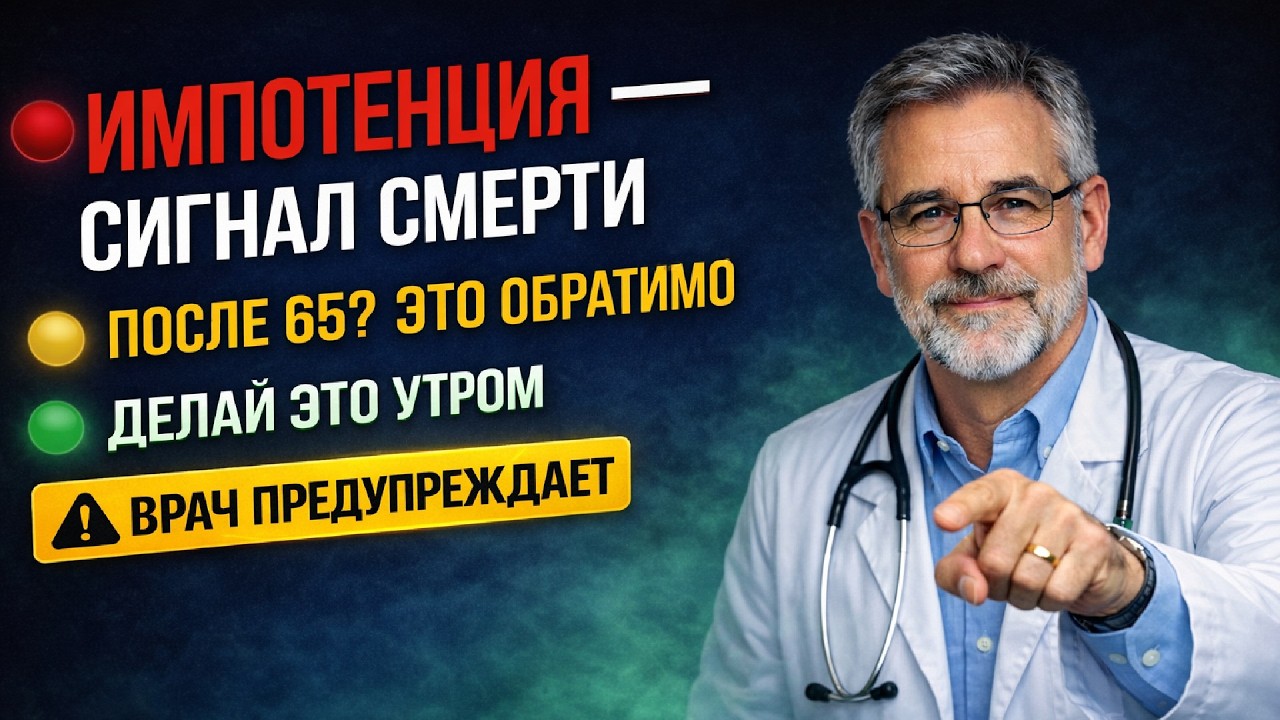 ИМПОТЕНЦИЯ НЕ ПРИГОВОР! Мужская сила вернется после 60, если… | Рекомендации врача